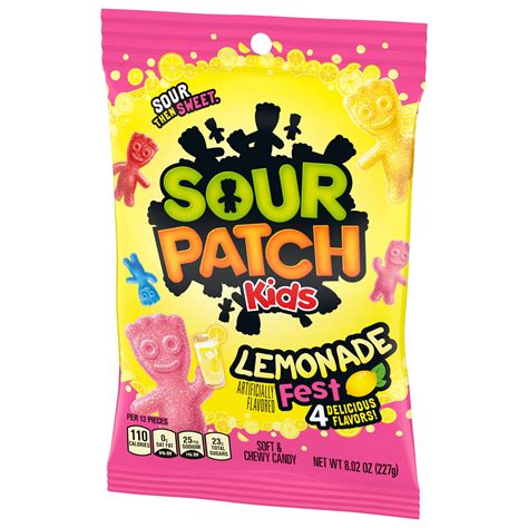 MONDELEZ SOUR PATCH KIDS LEMONADE 8.02 OZ - Midwest Distribution