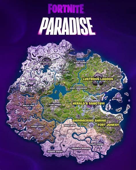 Fortnite Chapter 3 Season 4 Map: Every new POI arriving this season