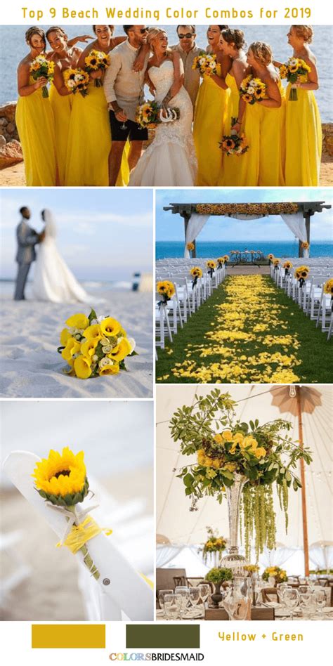 Top 9 Beach Wedding Color Combos Ideas for 2019 - ColorsBridesmaid