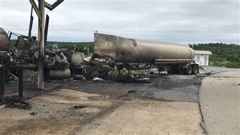 Fuel Truck Explodes At Oklahoma Prison