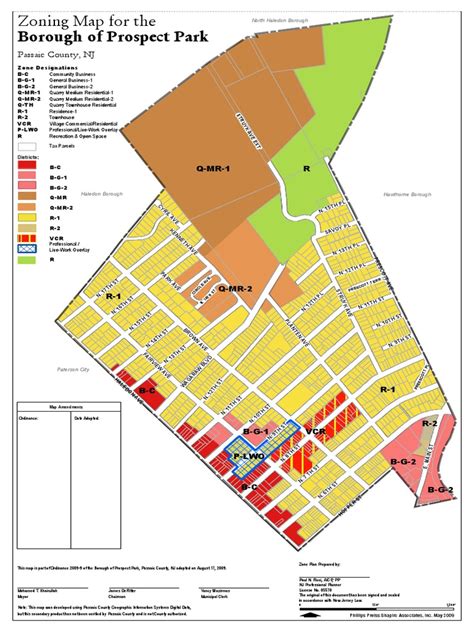 Prospect Park Zoning Map | PDF