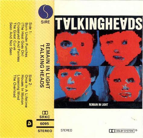 Talking Heads - Remain In Light (1980, Cassette) | Discogs