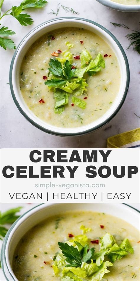 Delicate and flavorful, this Celery Soup recipe is incredibly simple ...