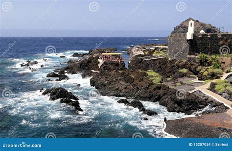 Coast of Garachico, Tenerife Stock Photo - Image of clouds, islands: 15257054