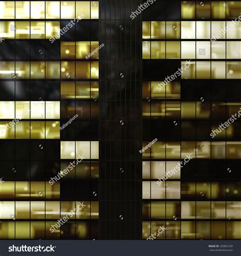 Skyscraper Night Background Stock Illustration 105801239 | Shutterstock