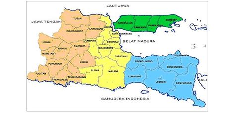 Peta Kabupaten Di Jawa Timur - IMAGESEE