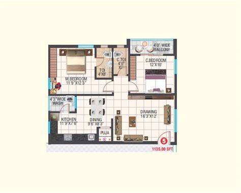 Sri Kamakshi Residency Bahadurpally Floor Plans - Bahadurpally, Hyderabad