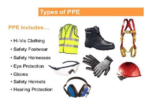 Types Of PPE Equipment