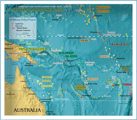 Political Map of Melanesia (1200 px) - Nations Online Project