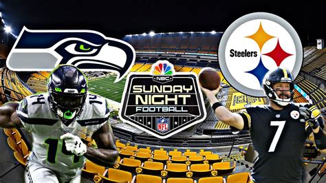 Seattle Seahawks vs Pittsburgh Steelers Sunday Night Football l | Live ...