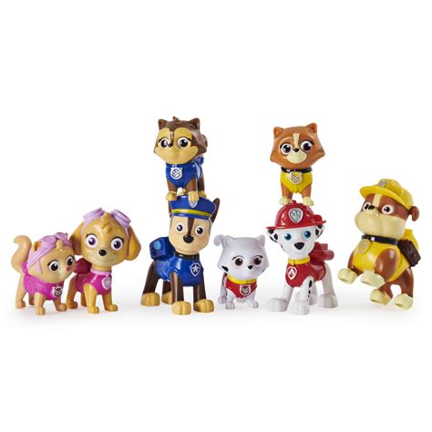 PAW Patrol, Kitty Catastrophe Gift Set with 8 Collectible Figures, for Kids Aged 3 and up ...