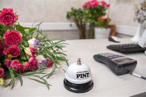 Counter at flower shop 1109034 Stock Photo at Vecteezy