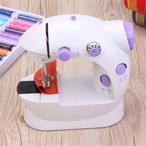 Mini Electric Handheld Sewing Machine Dual Speed Adjustment With Light ...