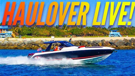 Live at HAULOVER INLET | Haulover boats - YouTube