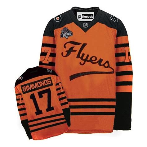 Wayne Simmonds Philadelphia Flyers Premier 2012 Winter Classic Jersey - Orange