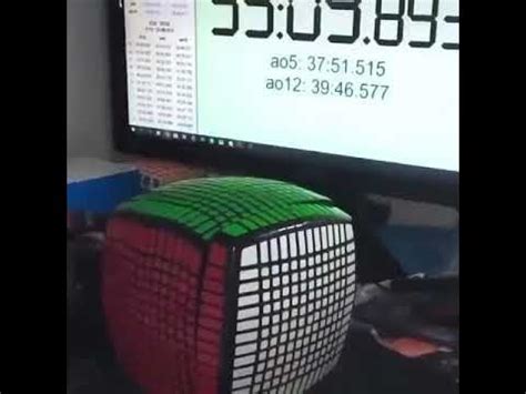 assembling 12x12 rubik's cube 35:09:853 sec - YouTube