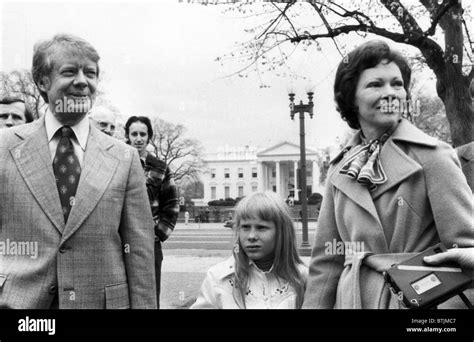 Presidential candidate Jimmy Carter, Amy Carter and Rosalynn Carter ...