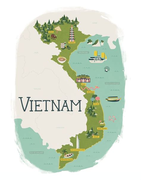 Vietnam Map Framed Art Print by Emily Schramm - Vector Black - MEDIUM (Gallery)-20x26 in 2021 ...