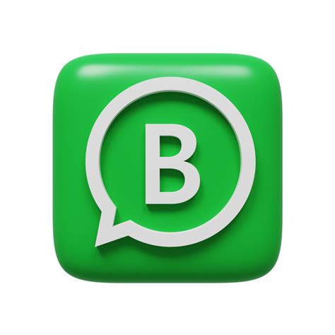 Whatsapp Business Icon 3d PNGs for Free Download