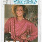 Women's Lined Jacket Sewing Pattern with Notched or Shawl Collar Size 12-14-16 UNCUT Simplicity 7089