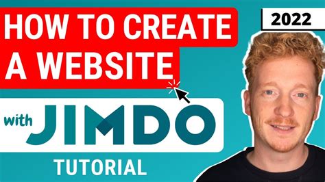 How to Make Your Own Website with Jimdo - Jimdo Website Builder Tutorial 2022 - YouTube