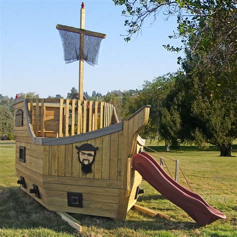 Outdoor Playsets | Caribbean Pirate Ship Outdoor Playset