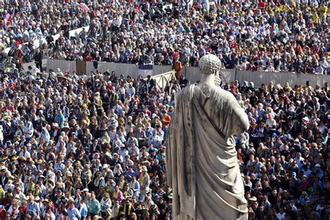 Pope Francis leads a Canonization Ceremony