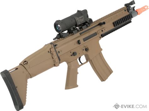 FN Herstal Licensed SCAR-L Airsoft AEG Rifle by Cybergun (Color: Desert ...