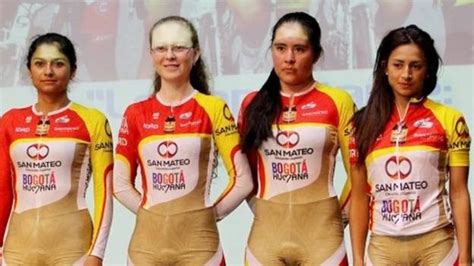 'Naked' team cycling kit defended by Colombian rider - BBC Sport