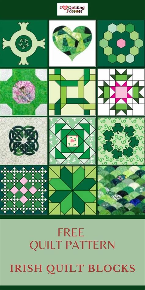 Free Quilt Pattern: Irish Quilt Blocks | Irish quilt, Irish quilt ...