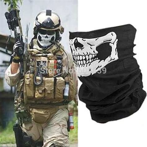 New Skull Bandana Bike Camouflage Tube Neck Face Mask Headscarf Sport ...