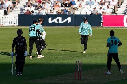 Gus Atkinson Surrey Celebrates During Vitality Editorial Stock Photo - Stock Image | Shutterstock