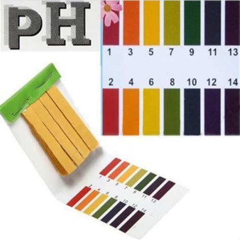 Aquarium Water pH Test Strips Universal Full Range Litmus Paper 1 14 ...