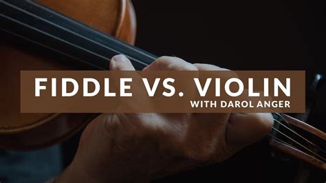 What is the difference between a violin and fiddle? - YouTube