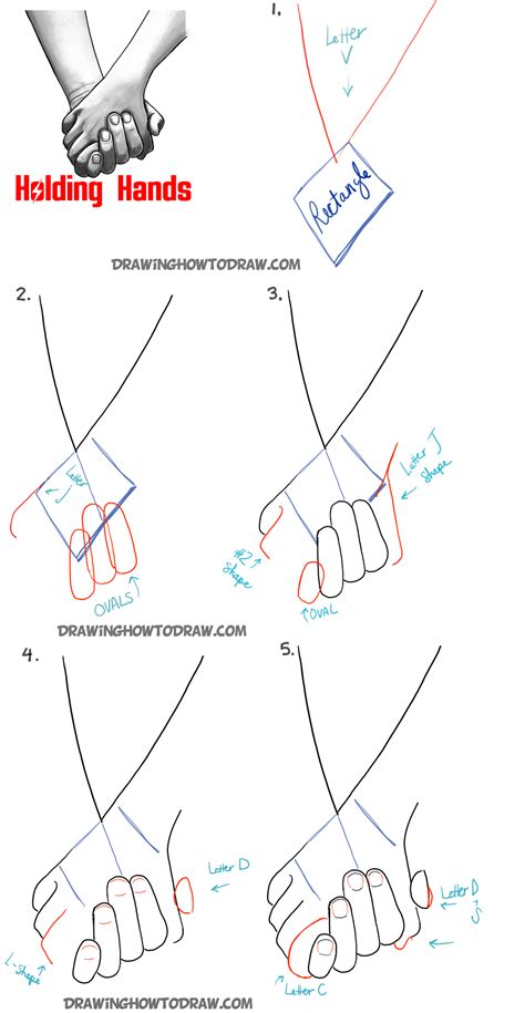 How To Draw Two Holding Hands - Contestgold8