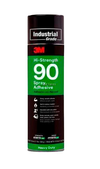 3M™ 90 HI-STRENGTH SPRAY ADHESIVE CLEAR 500ML