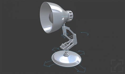 Rigged Luxo JR pixar style lamp | coeleveld.com