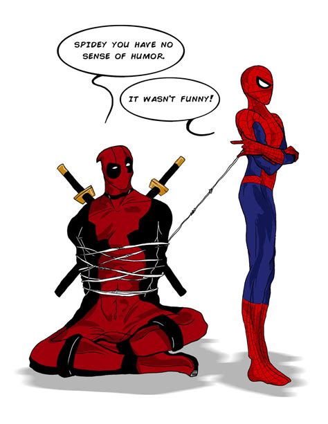 Spider-man and Deadpool by LovisaD on DeviantArt