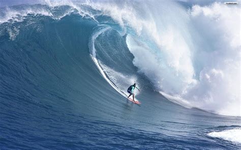 Surf Big Wave hd Wallpaper | Big wave surfing, Surfing waves, Huge waves