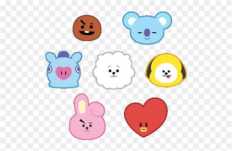 Bt21 Stickers Printable