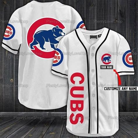 Chicago Cubs Personalized Baseball Jersey Shirt