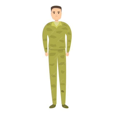 Premium Vector | Armed military uniform icon cartoon of armed military uniform vector icon for ...