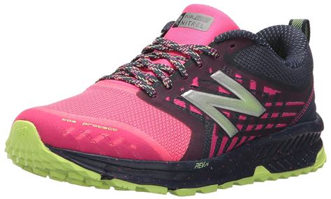 Grey/Pink 9 B US WTNTRLA1 New Balance Womens Nitrel v1 FuelCore Trail Running Shoe Sports ...