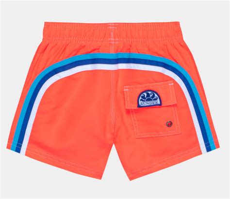 Sundek Boys Swim Trunks in Fluorescent Orange – mitylene