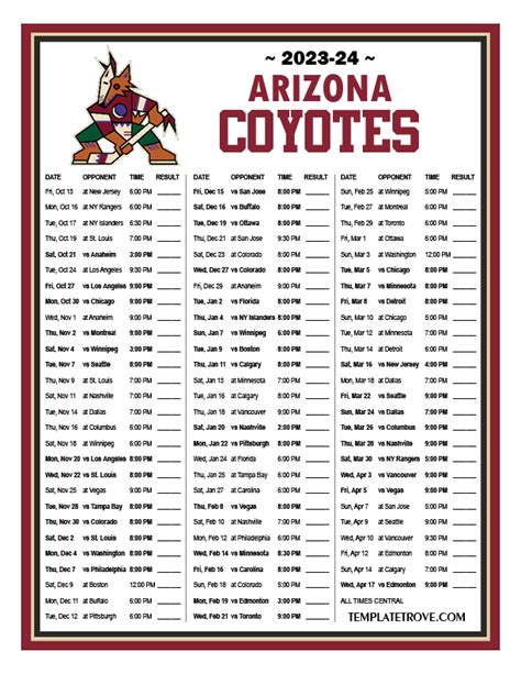 Coyotes 2024 Schedule - carte bretagne