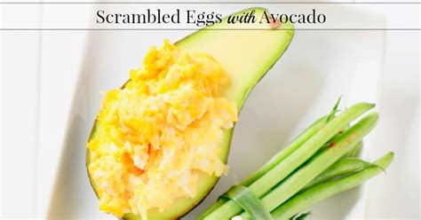 Scrambled Eggs With Avocado