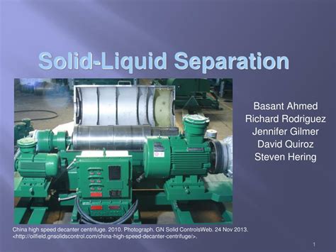 PPT - Solid-Liquid Separation PowerPoint Presentation, free download - ID:4261156