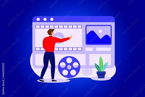 Motion graphic design illustration exclusive design inspiration Stock Vector | Adobe Stock