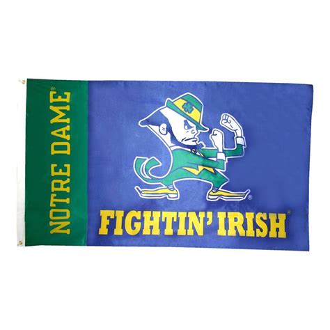 Annin Flagmakers 3 ft. x 5 ft. Polyester University of Notre Dame Flag 1430 | Notre dame ...