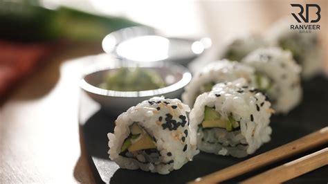 Easy Veg Sushi Roll Easy Sushi recipe वेज सुशी रोल आसान सुशी रेसिपी Recipe - Ranveer Brar